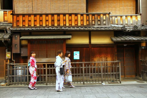 Kyoto Japan Mei 2013 Uitzicht Historische Wijk Gion Beroemd Zijn — Stockfoto