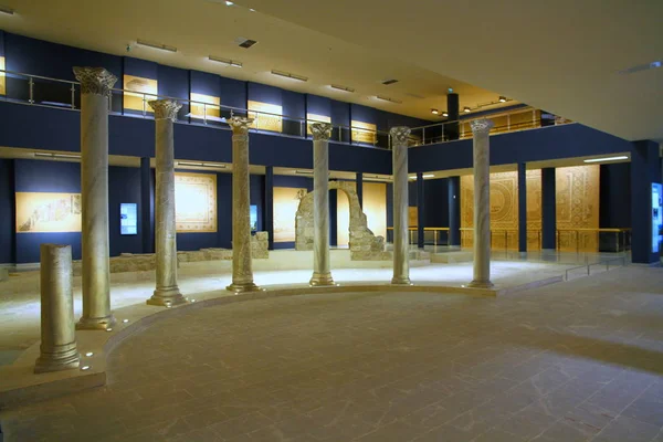 Vista Del Interior Del Museo Antiguos Exponentes Artefactos Turquía — Foto de Stock