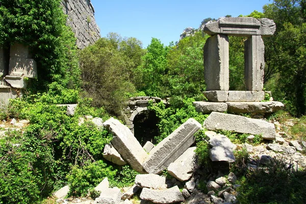 Θέα Από Την Αρχαία Πόλη Termessos Στην Αττάλεια Της Τουρκίας — Φωτογραφία Αρχείου