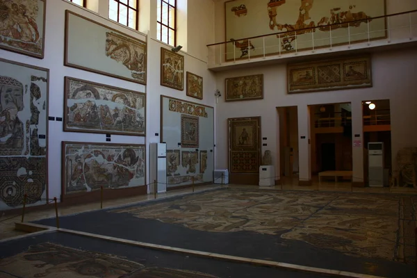 Vista Interior Museu Antigos Expoentes Artefatos Turquia — Fotografia de Stock