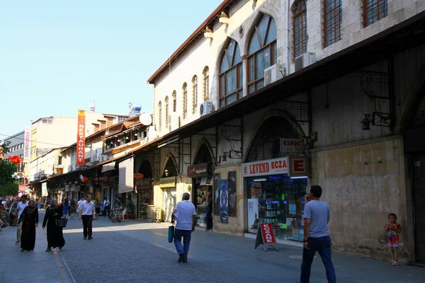 Sokak Manzarası Eski Binaların Cepheleri Türkiye — Stok fotoğraf
