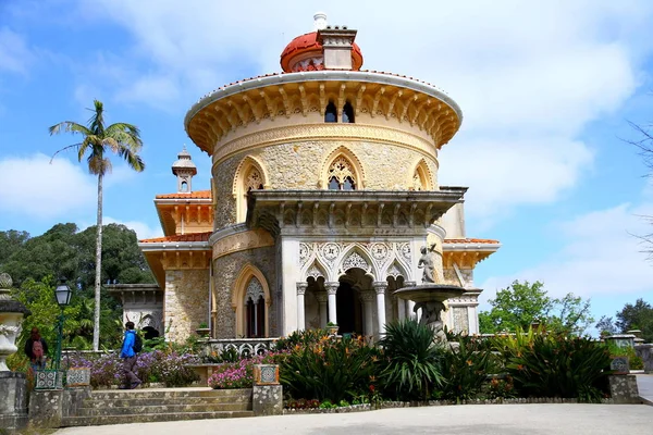 Sintra Portugal April 2016 Monserrate Palace Vackraste Byggnaderna Sintra Dess — Stockfoto