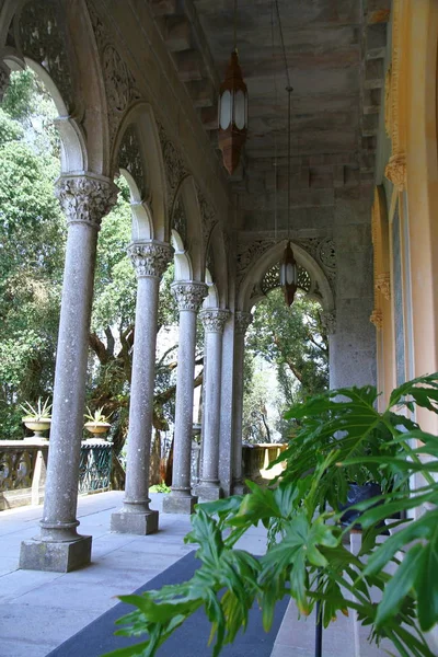 Sintra Portugal Avril 2016 Monserrate Palace Est Des Beaux Bâtiments — Photo