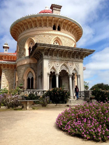 Sintra Portugal 2016 궁전은 신트라에 아름다운건 가운데 하나입니다 주변의 공원은 — 스톡 사진