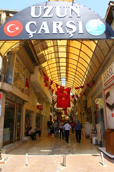 Antakya Turchia Luglio 2018 Una Vista Uzun Carsi Tradizionale Quartiere — Foto Stock