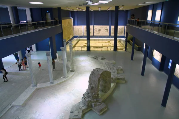 Vista Del Interior Del Museo Antiguos Exponentes Artefactos Turquía — Foto de Stock