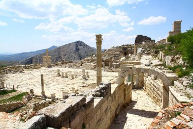 Sagalassos Antik Kenti, Burdur, Türkiye - 29 Nisan 2018. Sagalassos antik kenti, Burdur Türkiye.