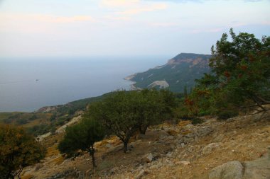 Kıyı dağı kıyısı manzarası 