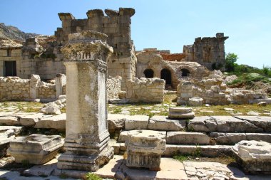 Sagalassos Antik Kenti, Burdur, Türkiye - 29 Nisan 2018. Sagalassos antik kenti, Burdur Türkiye.