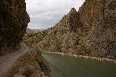 Erzincan 'ın Fırat Nehri ve Kemaliye ilçesi