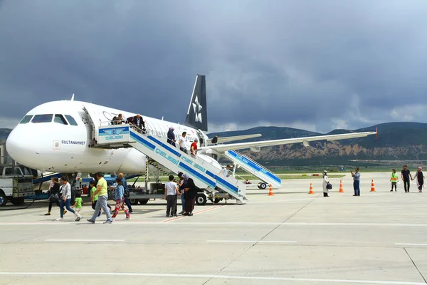 Isparta Turchia Maggio 2018 Aerei Aeroporto — Foto Stock