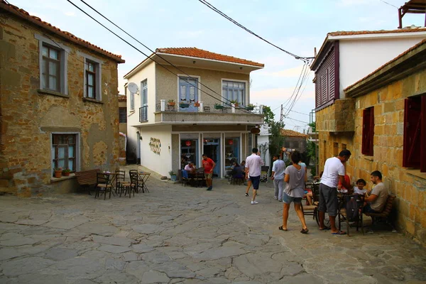 Vista Lindas Casas Isla Turquía —  Fotos de Stock