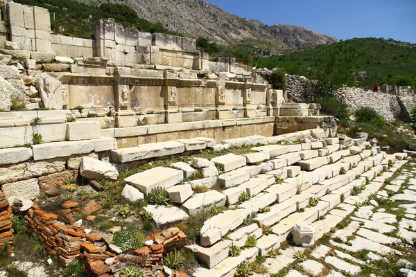 Sagalassos Óvárosa Burdur Törökország 2018 Április Sagalassos Ősi Város Burdur — Stock Fotó