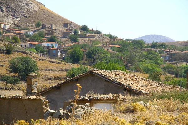 Çanakkale Nin Gökçeada Kentindeki Büyük Yunan Köyü Olan Derekoy Terk — Stok fotoğraf