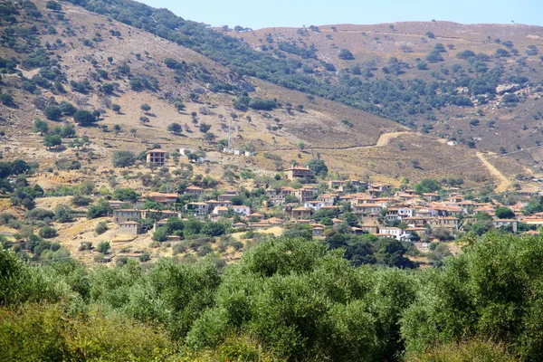 Ein Blick Auf Häuser Auf Einem Plateau Der Türkei — Stockfoto