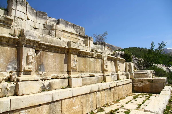 Sagalassos Óvárosa Burdur Törökország 2018 Április Sagalassos Ősi Város Burdur — Stock Fotó