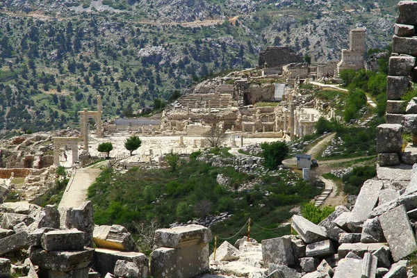 Σαγαλάσσος Αρχαία Πόλη Στην Burdur Της Τουρκίας — Φωτογραφία Αρχείου