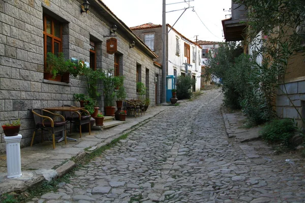 Vista Lindas Casas Isla Turquía —  Fotos de Stock