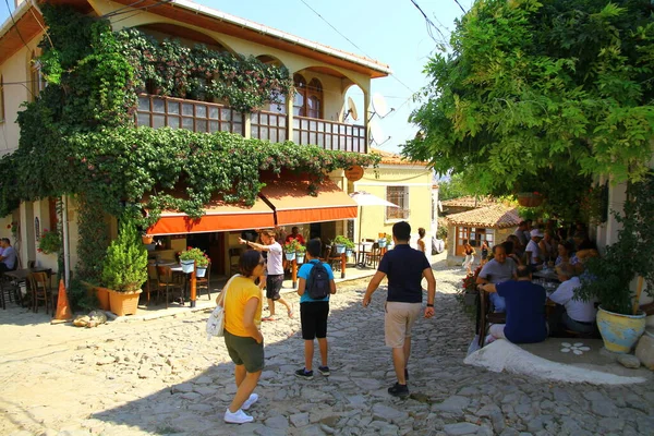 Vista Lindas Casas Isla Turquía — Foto de Stock