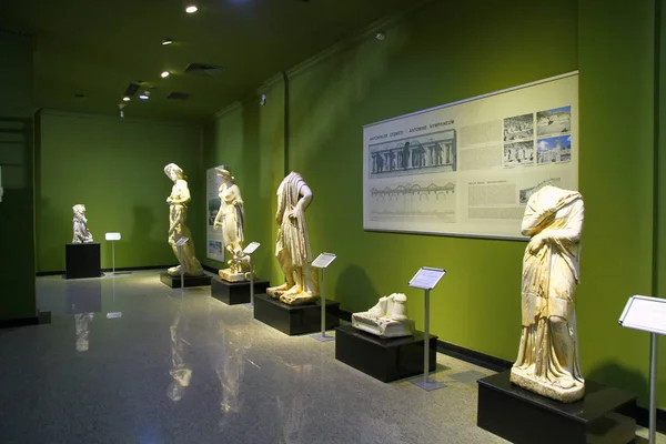 Burdur Turkey 2018年4月29日 伯杜尔考古博物馆的内部景观 该博物馆收藏了萨加拉斯古城的大量藏品 — 图库照片