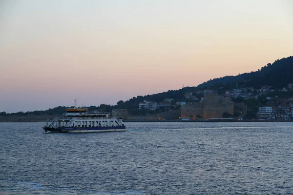 Uitzicht Het Kustgedeelte Van Stad Turkije — Stockfoto