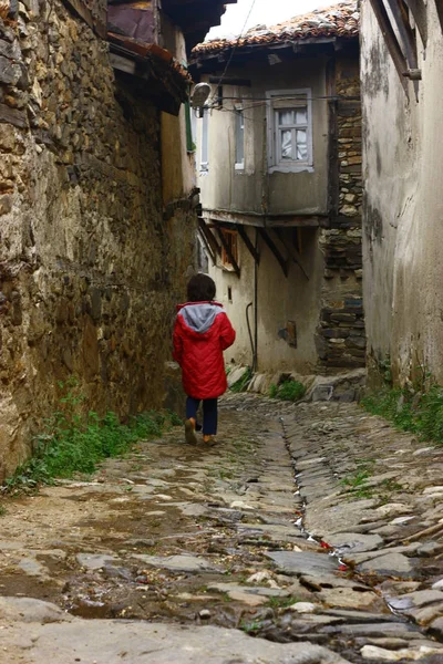 Türkiye Deki Eski Evin Pencerelerine Bak — Stok fotoğraf