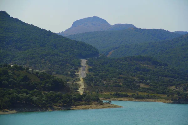 Una Vista Desde Presa Riego Gokceada Canakkale Turquía — Foto de Stock