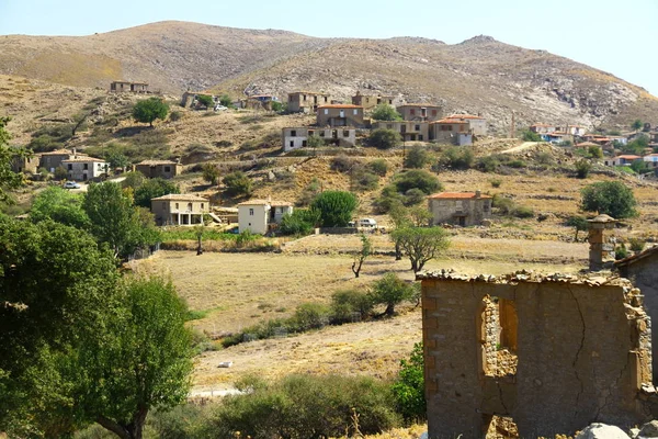 Abandonou Derekoy Que Maior Aldeia Grega Gokceada Canakkale Turquia — Fotografia de Stock