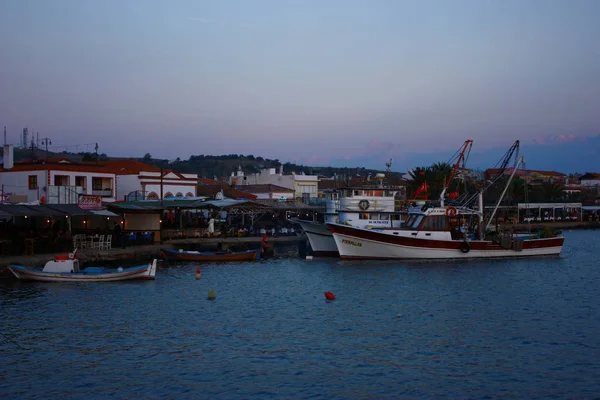 Ayvalik Balikesir Türkei November 2009 Fischerboote Der Küste Der Insel — Stockfoto