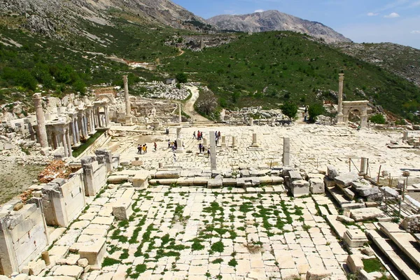 Sagalassos Ancient City Burdur Turkey Квітня 2018 Саґалассос Стародавньому Місті — стокове фото