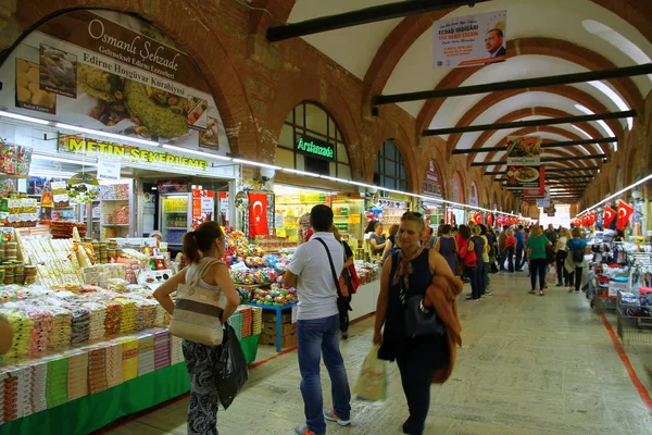 Edirne Turkey Maja 2018 Widok Selimiye Arasta Bazaar Gdzie Jest — Zdjęcie stockowe