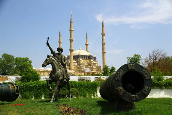 Edirne Turecko Května2018 Pohled Historického Centra Města Edirne Mešita Selimiye — Stock fotografie