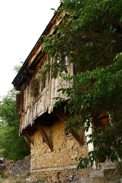 View Old Houses Street Summer Turkey — Stock Photo, Image