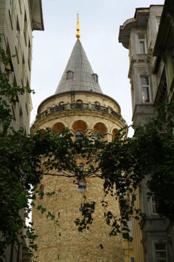 Sokak manzarası, eski binaların cepheleri, Türkiye