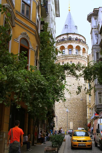 Vista Das Ruas Fachadas Edifícios Antigos Cidade Turquia — Fotografia de Stock