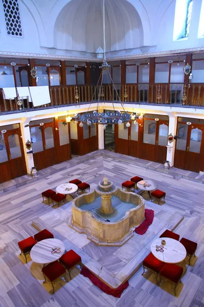 Istanbul Turkije November 2017 Interieur Uitzicht Vanuit Het Traditionele Turkse — Stockfoto