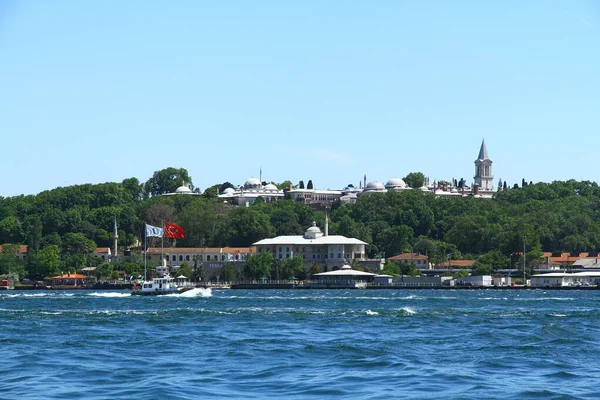 Vista Sobre Parte Costeira Cidade Turquia — Fotografia de Stock