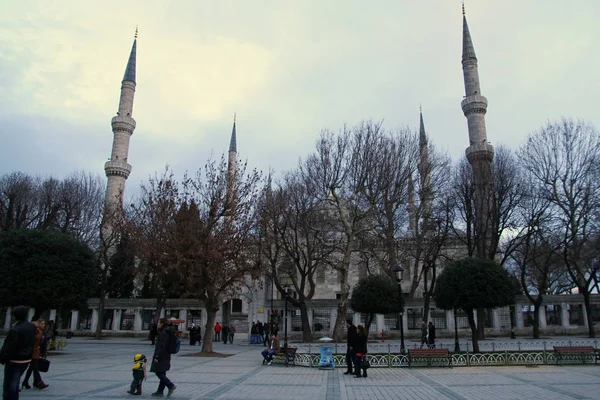 Sultanahmet Square Istanbul Türkei Januar 2013 Eine Straßenansicht Vom Sultanahmet — Stockfoto