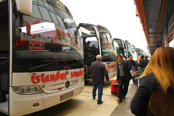 View Main Bus Station Turkey — Fotografia de Stock