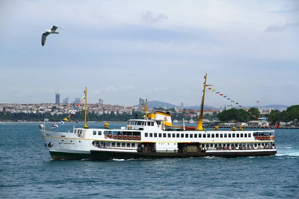 Θέα Στα Πλοία Επιβάτες Τουρκία — Φωτογραφία Αρχείου