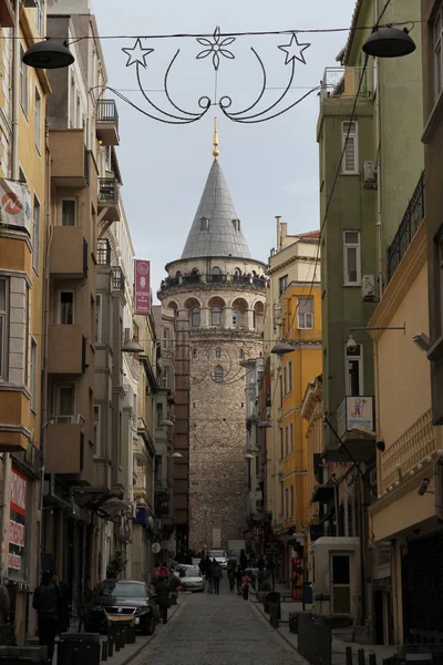 Άποψη Δρόμων Προσόψεις Παλαιών Κτιρίων Στην Πόλη Τουρκία — Φωτογραφία Αρχείου