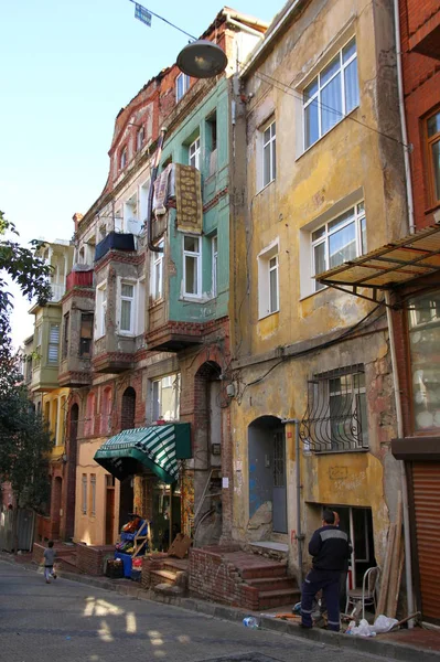 Balat Istanbul Turkey Janeiro 2013 Uma Vista Das Ruas Balat — Fotografia de Stock