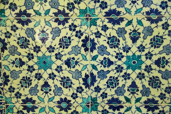 床の上に表示 アンティークレトロな古い背景抽象的なシームレスなパターン トルコの図面 — ストック写真