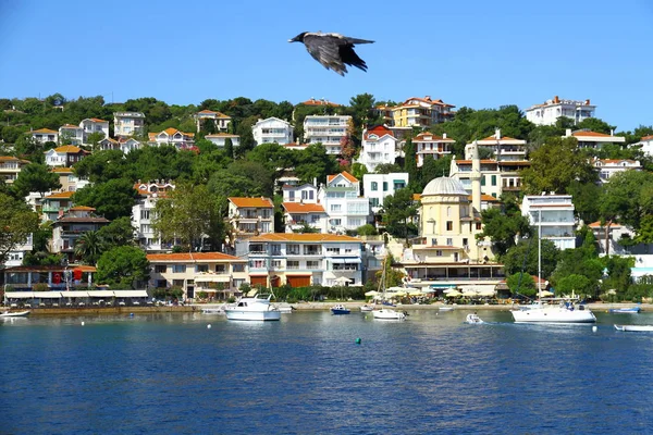 Θέα Στο Παράκτιο Τμήμα Της Πόλης Στο Νησί Της Τουρκίας — Φωτογραφία Αρχείου