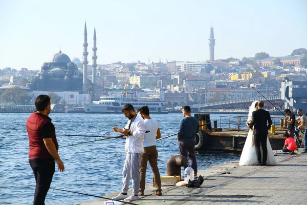 Vista Sobre Parte Costeira Cidade Turquia — Fotografia de Stock