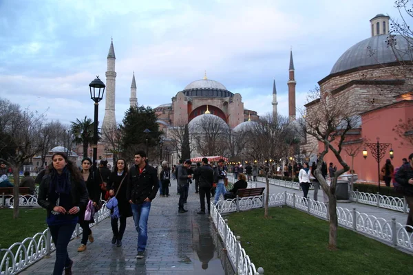Sultanahmet Square Istanbul Turchia Gennaio 2013 Vista Sulla Strada Piazza — Foto Stock