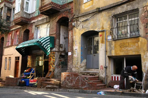 Balat Stanbul Turkey Ocak 2013 Balat Caddelerinden Bir Manzara Balat — Stok fotoğraf