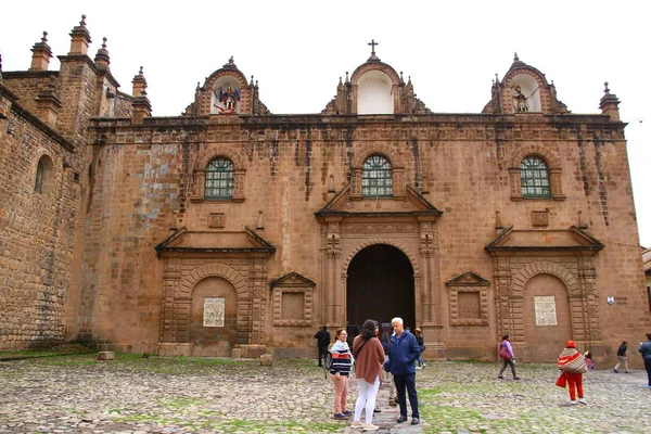 クスコ大聖堂 プラザ アルマス クスコ ペルー 3月2019 美しいクスコ大聖堂 — ストック写真