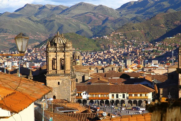 Cusco Cathedral Plaza Armas Cusco Peru Березня 2019 Вид Площі — стокове фото