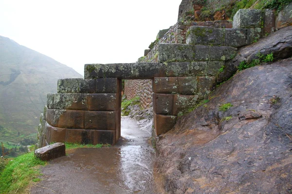 Pisac Archaeologic Complex Cusco Peru Апреля 2019 Года Вид Сооружения — стоковое фото